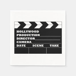 Hollywood Clapboard Napkins Servetten