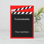 Hollywood Clapper Board  Kaart (Staand voorkant)