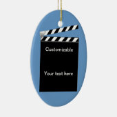 Hollywood Clapper Board  Keramisch Ornament (Rechts)