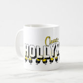 Hollywood Classic White Background Koffiemok (Voorkant links)