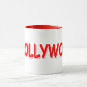 "#HOLLYWOOD" Cute Design. Bestel nu Mok (Midden)