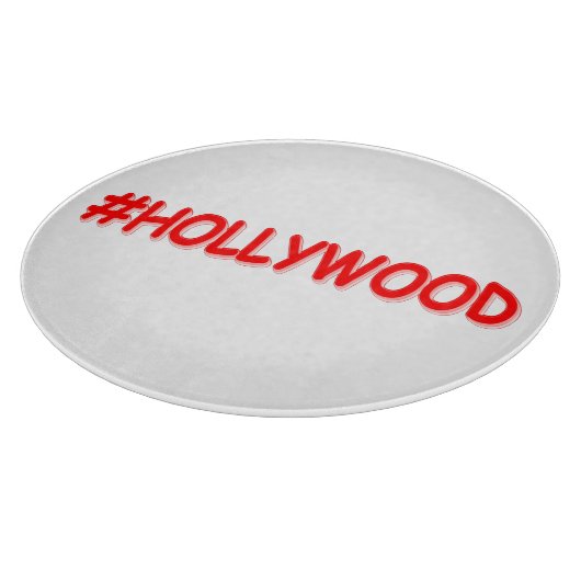 "#HOLLYWOOD" Cute Design. Bestel nu Snijplank (Hoek)