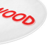 "#HOLLYWOOD" Cute Design. Bestel nu Snijplank (Hoek)