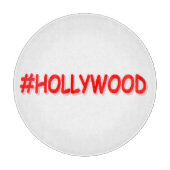 "#HOLLYWOOD" Cute Design. Bestel nu Snijplank (Voorkant)
