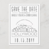 Hollywood | De gestileerde Veldlijn sparen de Datu Briefkaart (Voorkant)