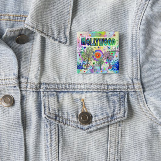 Hollywood Deep Dream Button (In situ)