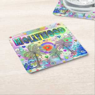 Hollywood Deep Dream Onderzetter