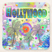 Hollywood Deep Dream Onderzetter (Voorkant)