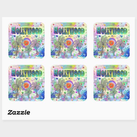 Hollywood Deep Dream Sticker (Vel)