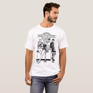 ✨ Hollywood Diner Retro Design – Neon Vintage Bar  T-shirt