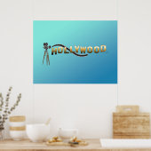Hollywood  Director Movie Camera Poster (Keuken)