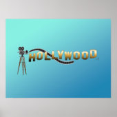 Hollywood  Director Movie Camera Poster (Voorkant)