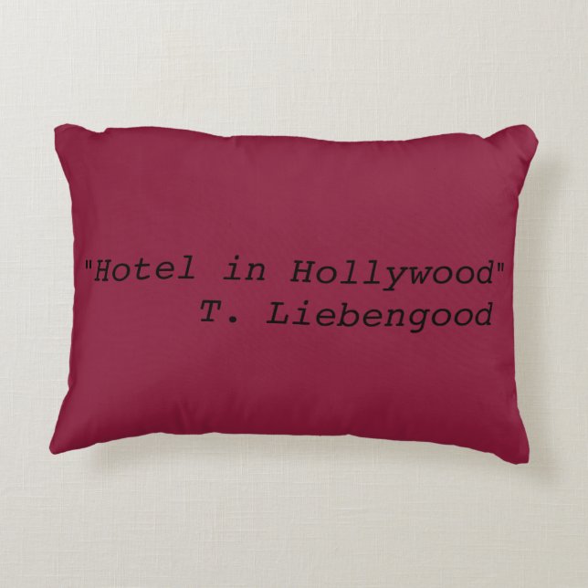 Hollywood Dream Pillow Accent Kussen (Achterkant)