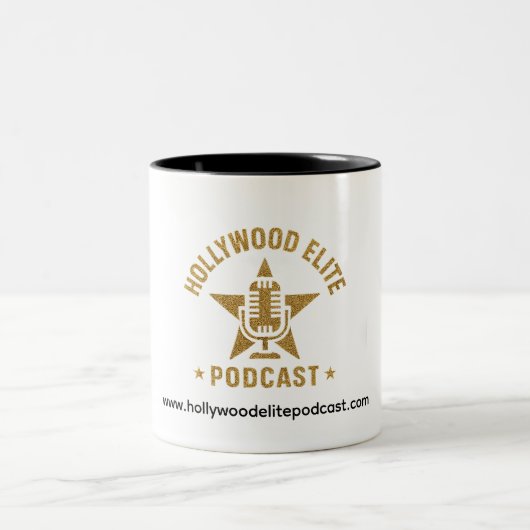 Hollywood Elite Podcast Gold Mok (Center)