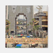 Hollywood en Highland Los Angeles Magneet (Voorkant)