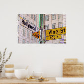 Hollywood en Vine Poster (Keuken)
