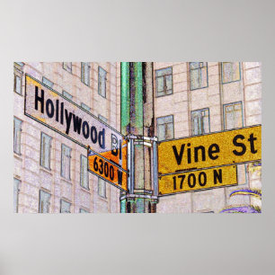 Hollywood en Vine Poster