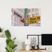 Hollywood en Vine Poster (Thuiskantoor)