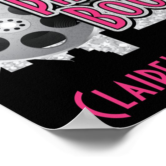 Hollywood-feest Fotohokje Poster (Hoek)