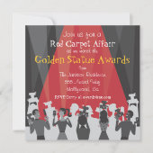 Hollywood Film Award Party Uitnodiging (Voorkant)