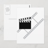 hollywood film clapper briefkaart (Voorkant / Achterkant)
