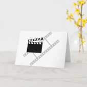 hollywood film clapper kaart (Gele Bloem)