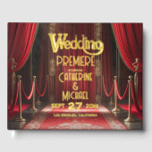 Hollywood-film Red Carpet Premiere Wedding Gastenboek (Voorkant)