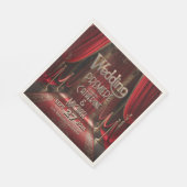 Hollywood-film Red Carpet Premiere Wedding Servet (Hoek)