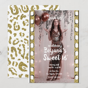 Hollywood Film Witte Jachtluipaard Sweet 16 Foto Kaart