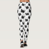 Hollywood Filmmaker Fun Clapperboard Leggings (Achterkant)
