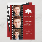 Hollywood Filmstrook Diploma Uitnodiging (Voorkant / Achterkant)