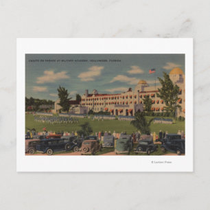 Hollywood, FL - Cadet Parade bij de militaire acad Briefkaart
