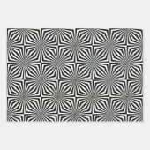 Hollywood Floral Op-Art Sampler Inpakpapier Vel (Voorkant 2)