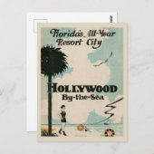  Hollywood Florida jaren 1920 Briefkaart (Voorkant / Achterkant)
