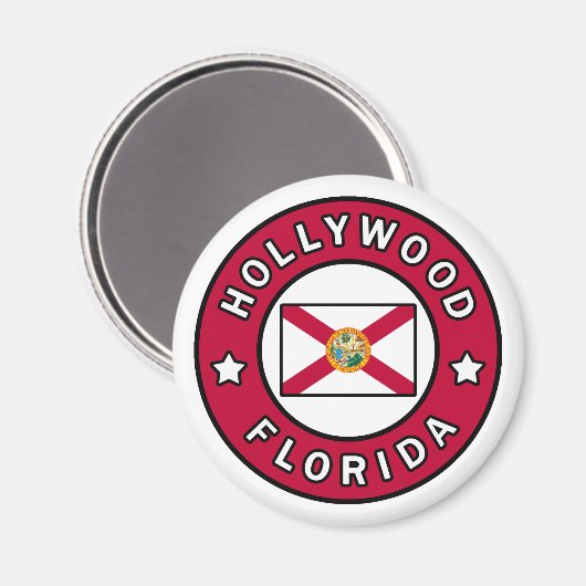 Hollywood Florida Magneet (Voorkant / Achterkant)