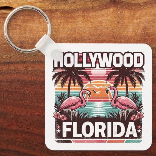 Hollywood Florida Sleutelhanger (Voorkant)