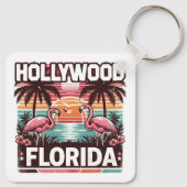 Hollywood Florida Sleutelhanger (Achterkant)