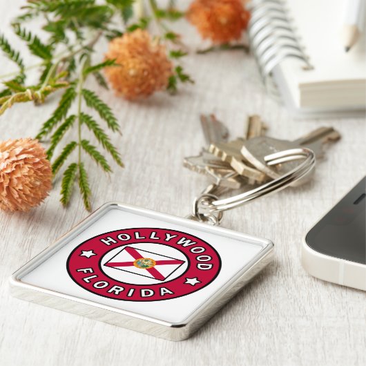 Hollywood Florida Sleutelhanger (Zijkant)