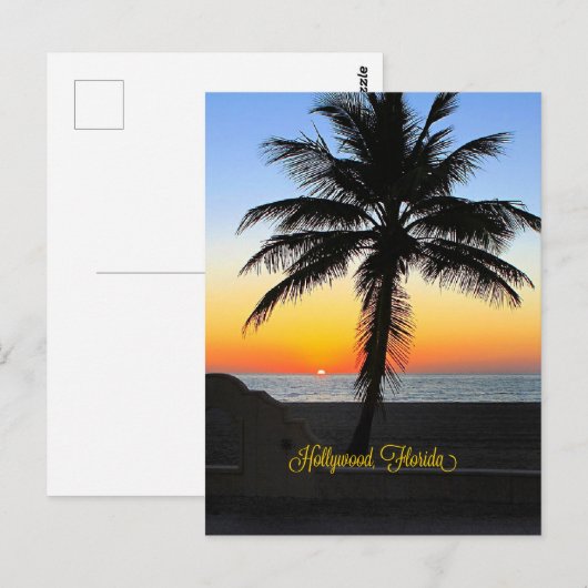 Hollywood, Florida Sunrise Briefkaart (Voorkant / Achterkant)
