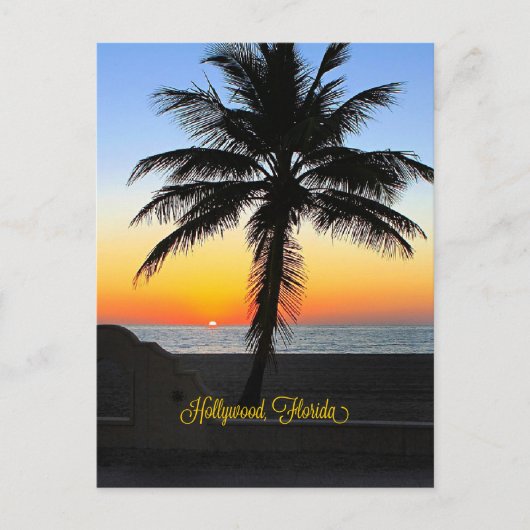 Hollywood, Florida Sunrise Briefkaart (Voorkant)