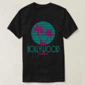 Hollywood Florida T Palm Tree  FL Souvenir T-shirt (Design voorkant)