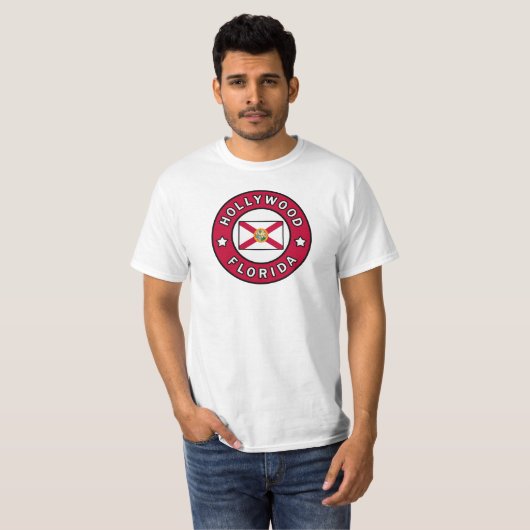 Hollywood Florida T-shirt (Voorkant volledig)