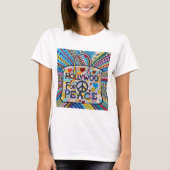 Hollywood for Peace Art Collectie T-shirt (Voorkant)