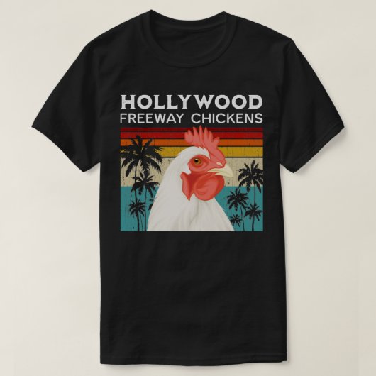 Hollywood Freeway Kippen Onofficiële Stad Vogel Zo T-shirt (Design voorkant)