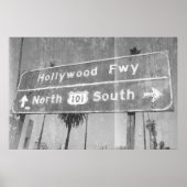 Hollywood Freeway Sign Poster (Voorkant)