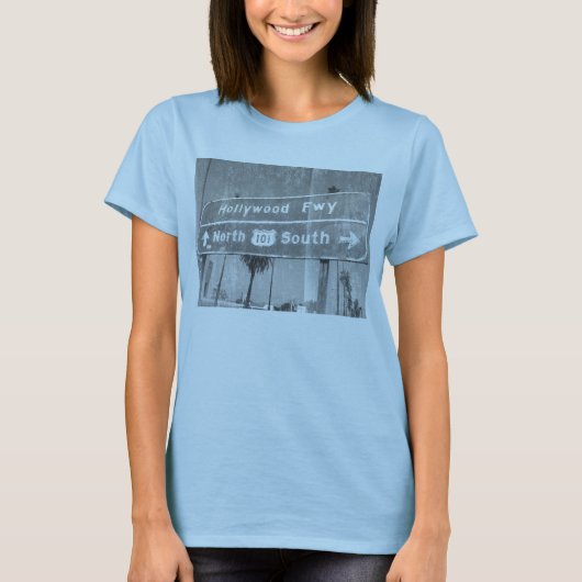 Hollywood Freeway Sign T-shirt (Voorkant)