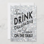 Hollywood Glam Couple's Shower Invitation Kaart (Voorkant)