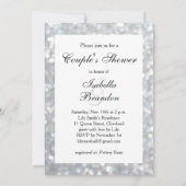 Hollywood Glam Couple's Shower Invitation Kaart (Achterkant)