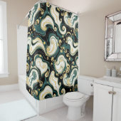 Hollywood Glam Douchegordijn – Luxe & Trendy (In situ)