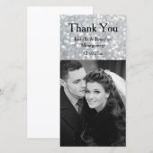 Hollywood Glam - Hartelijk dank! Bedankkaart (Voorkant / Achterkant)